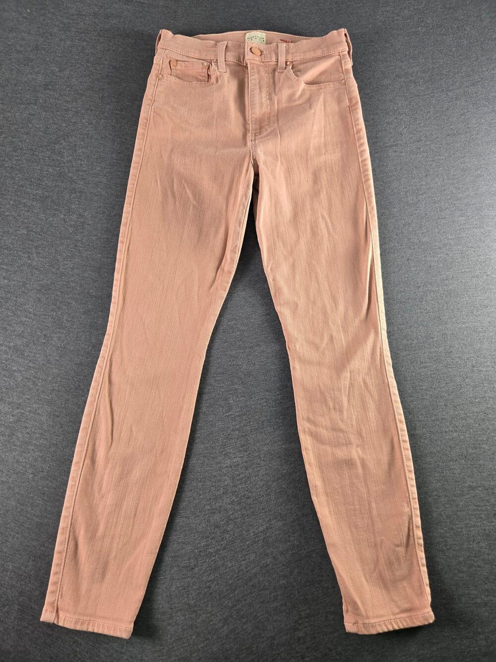 Alice + Olivia Jeans Womens 28 Pink Skinny Stretch Slim Fit Denim Pants
